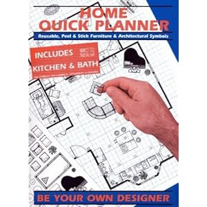 Home Quick Planner: Reusable Peel & Stick Furniture & Architectural Symbols