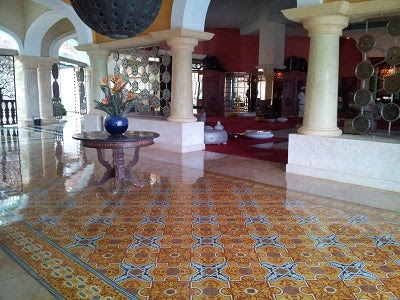 Cuban Heritage Tile in Lobby  