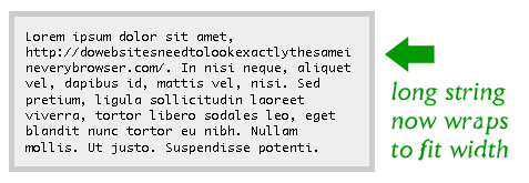 [ pre box with long URL wrapping within width ]