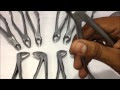 Tooth Extraction Forceps - Upper and Lower 12 Forceps Kit - GDC