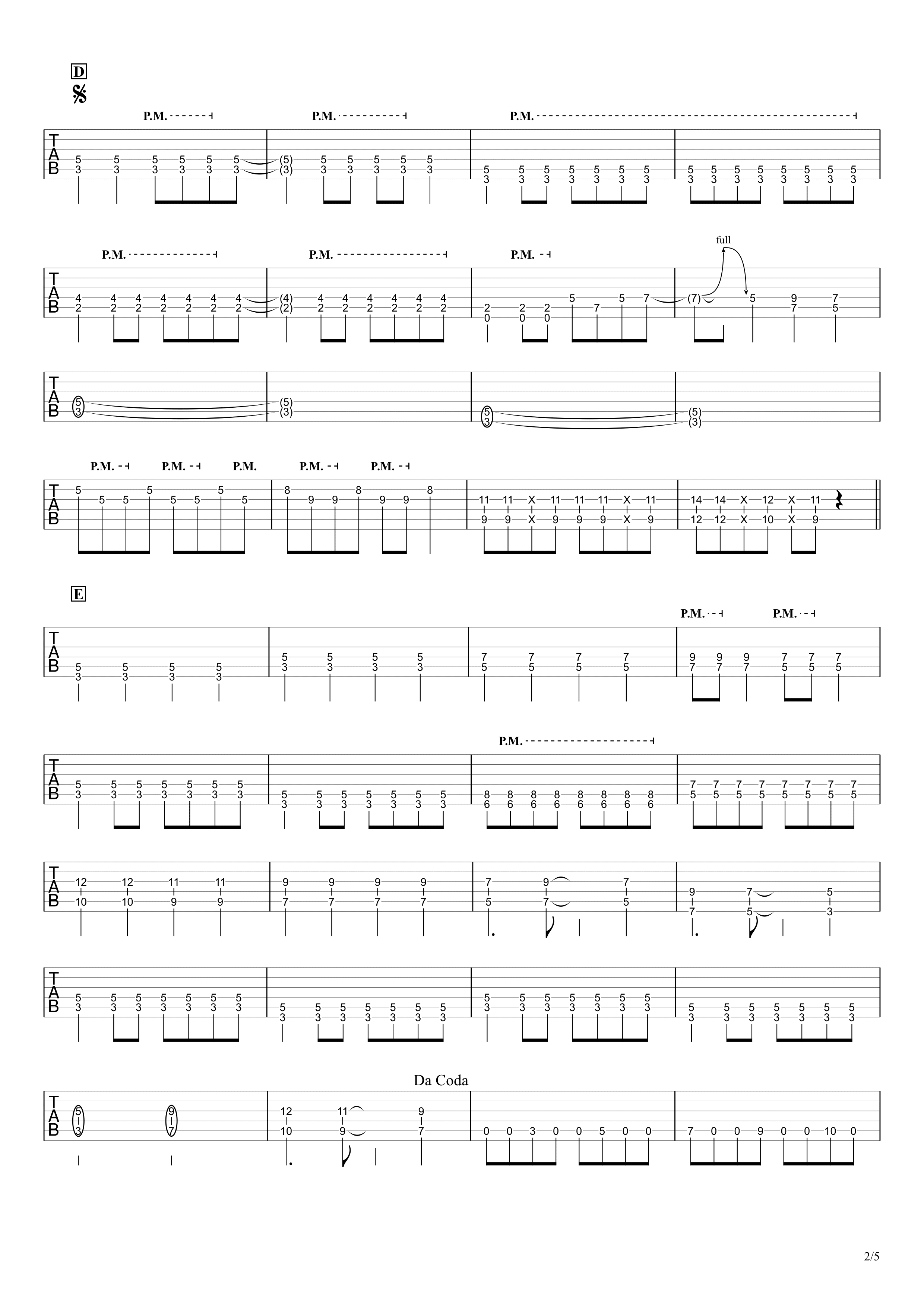 心絵 ロードオブメジャー 無料ギタータブ譜 ちょっと簡単アレンジver Easy Guitar Net