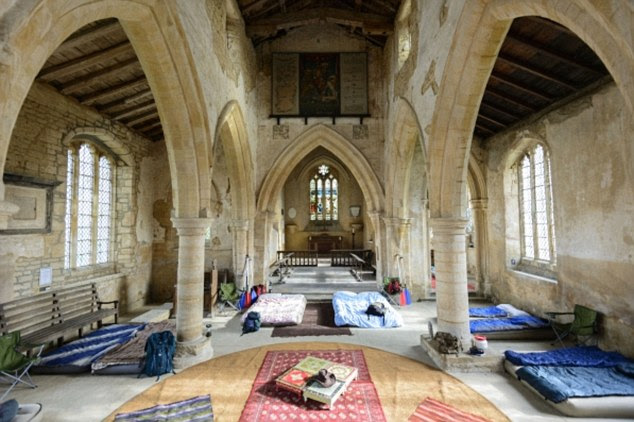 Guests are treated to a home-cooked meal at a local farmhouse B&B, before returning to the church where candles are lit and a local historian regales them with magical stories about local myths and legends