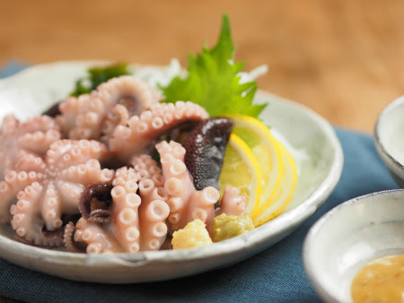 茹でイイダコ刺身風 魚料理と簡単レシピ