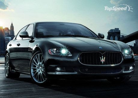 The Maserati Quattroporte has