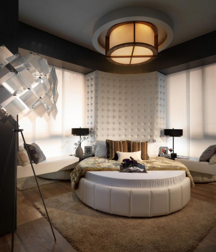 25+ Magnificent & Unique Rounded Bed Bedrooms ...