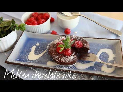 VIDEO : molten chocolate cake - allrecipes.co.uk - looking for that perfect last-minute dessert? watch this video to see how to make a gorgeouslooking for that perfect last-minute dessert? watch this video to see how to make a gorgeouscho ...