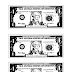 1 Dollar Bill Template