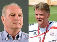 Hoeness (e) e van Gall: grandes expectativas sobre o brasileiro
