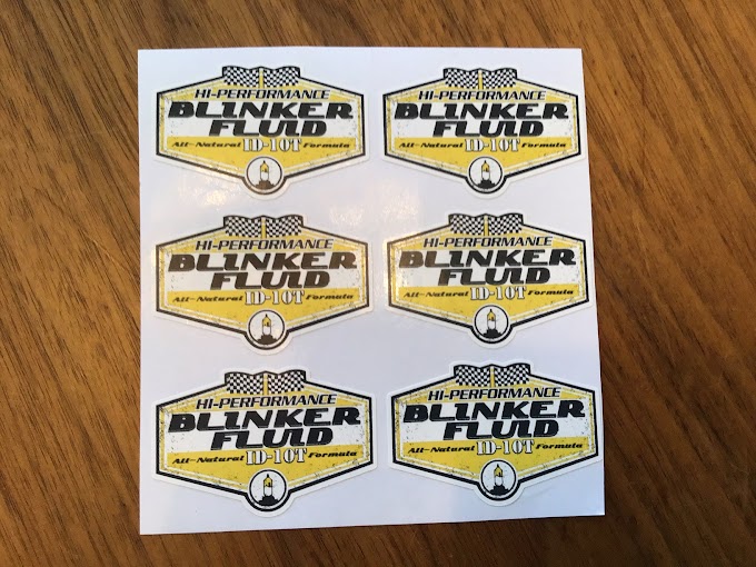 Blinker Fluid Label Printable