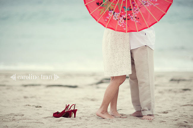 laguna beach engagement photo