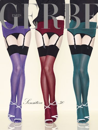  GERBE - Bas SENSITIVE 30-Taille 1-Couleur Bruyère/Noir