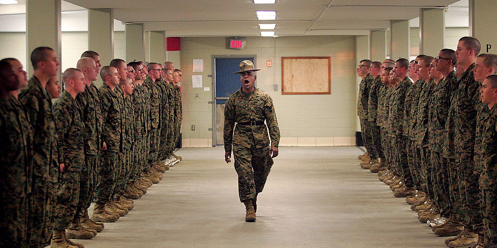 United States Marine Corps senior drill instructor Parris Island