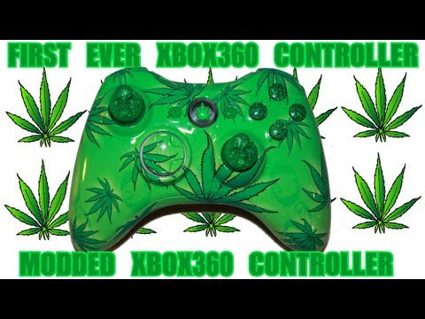  Controller - Bud Dumber - Marijuana Themed Xbox360 Modded Controller