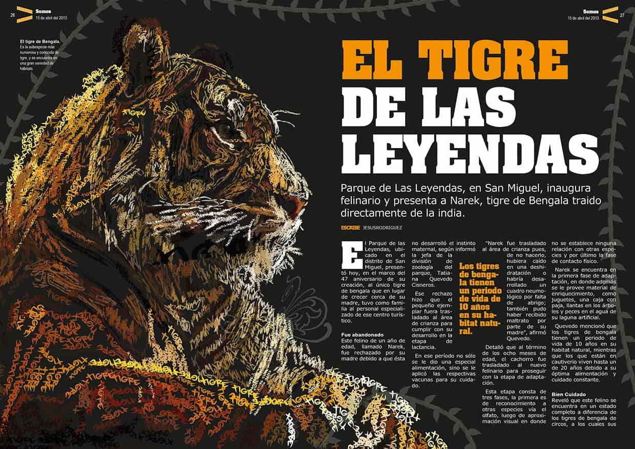 Featured Work: The Tiger of Legends by Jesús Rodríguez