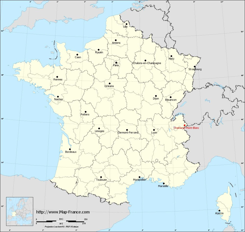 Map Of Chamonix France ROAD MAP CHAMONIX MONT BLANC : maps of Chamonix Mont Blanc 74400