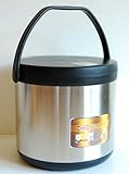 IKEDA Thermos Thermal Cooker 5.5 L (5.8 quart) stainless steel Thermo pot.