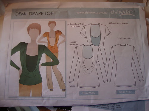 StyleArc Demi Drape Top front
