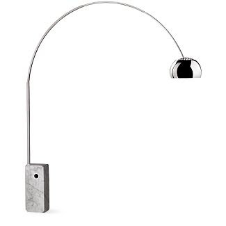 Arco Floor Lamp - White Base