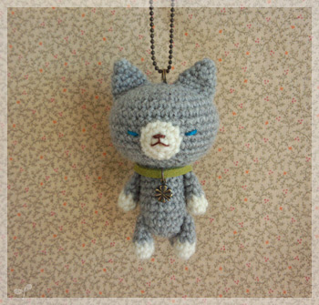 うさまる 野望のあみぐるみ シンプルな灰色猫マスコット