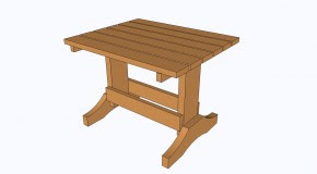 free small garden table plans »