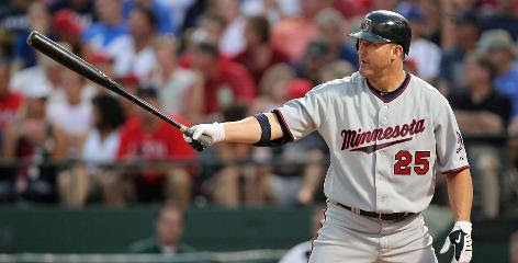 Jim Thome helped carry the Twins offense into October. The designated hitter blasted 25 homers in 276 at-bats in the regular season with a staggering 1.039 OPS (on-base plus slugging percentage).