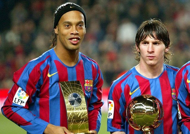 ロナウジーニョがメッシを語る もっと彼と一緒にプレーしたかった サッカーダイジェストweb