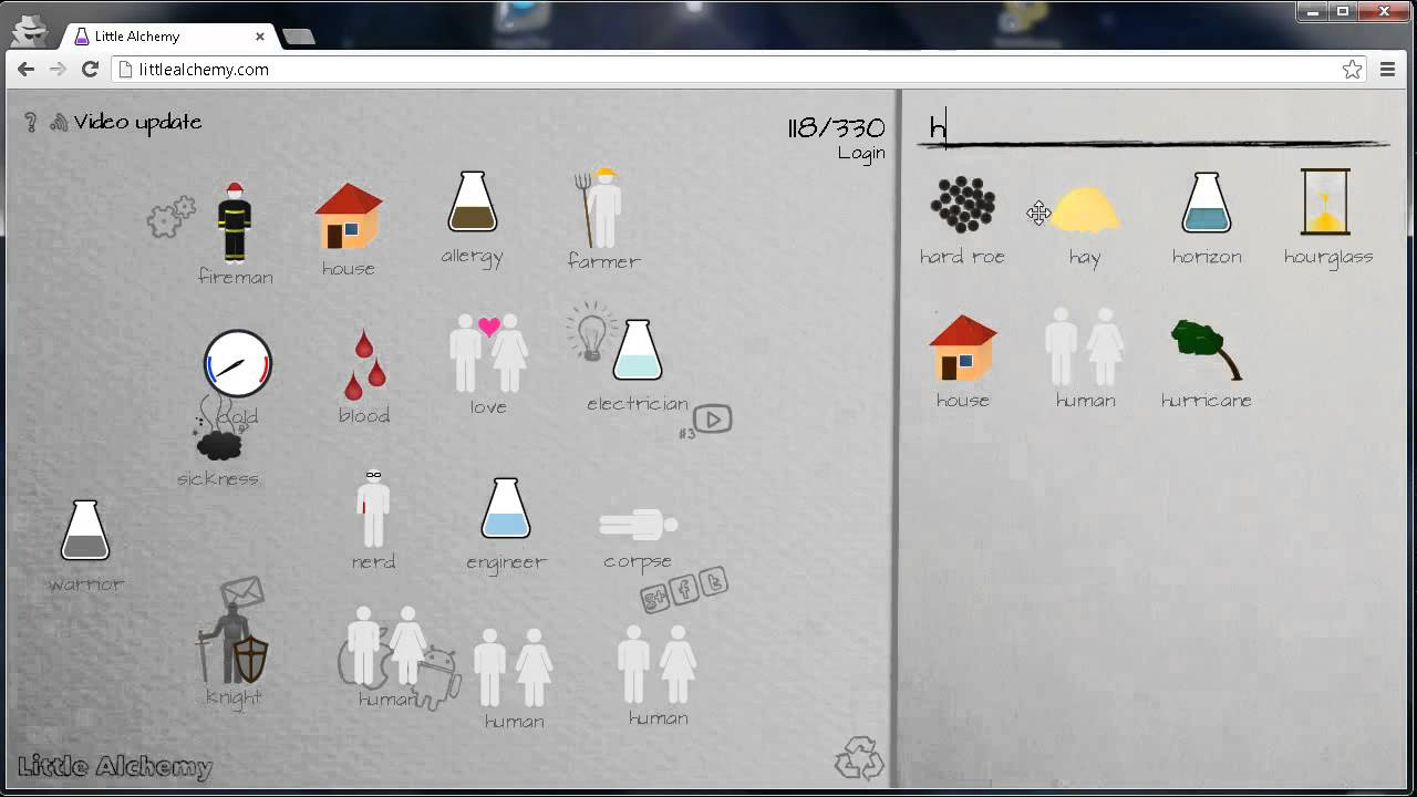 Little Alchemy gameplay walkthrough 212 elements 