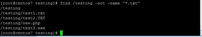 find command