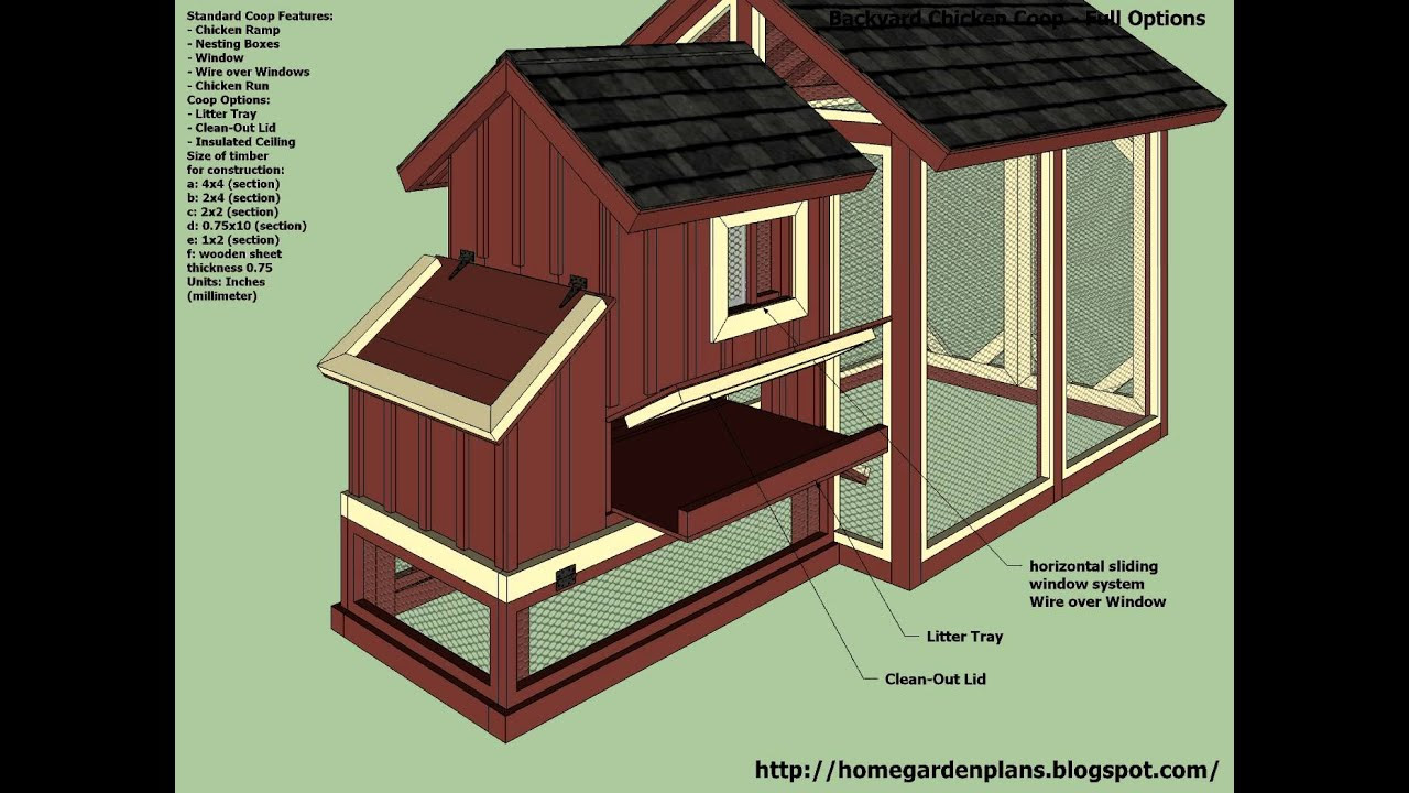 ... Backyard Chicken Coop Plans - How To Build a Chicken Coop - YouTube