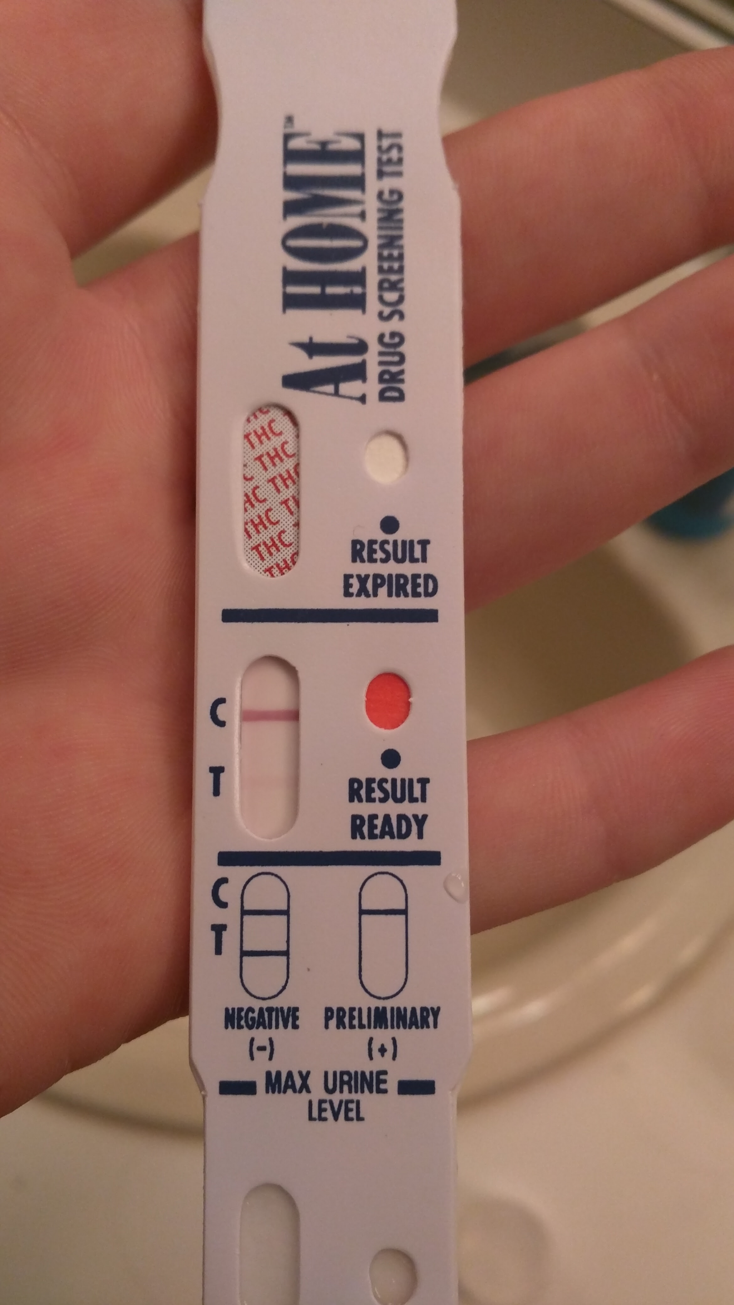 [Question] Extremely faint line on home drug test : saplings