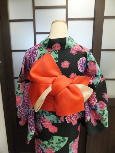 今日の半幅帯アレンジ結び きものショップ 古々屋