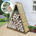 Large Firewood Storage Shed : For firewood to burn properly, it must first be you will build far fewer fires if you have to tramp through mud and snow to the bottom of your garden for firewood.