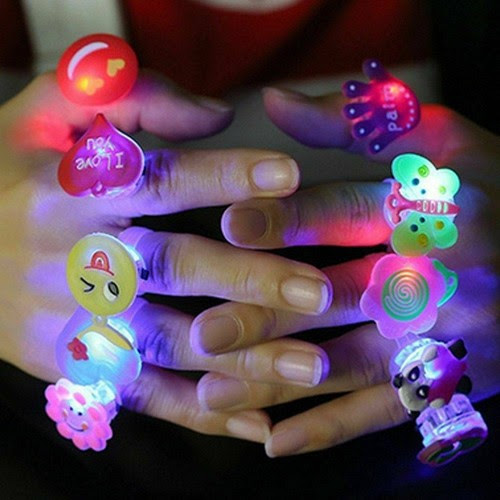 Sales Online 10pcs Top Seller Led Light Up Flashing Finger Rings Party Favors Glow Kids Wholesale Price Www Eyeboston Com