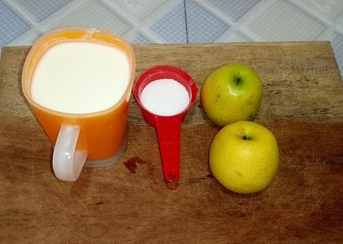Apple milkshake ingredients