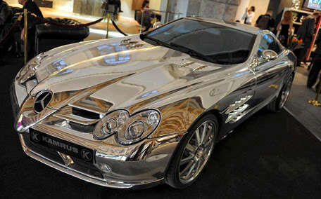 It detailed that the âcar is made using 18k white goldâ.