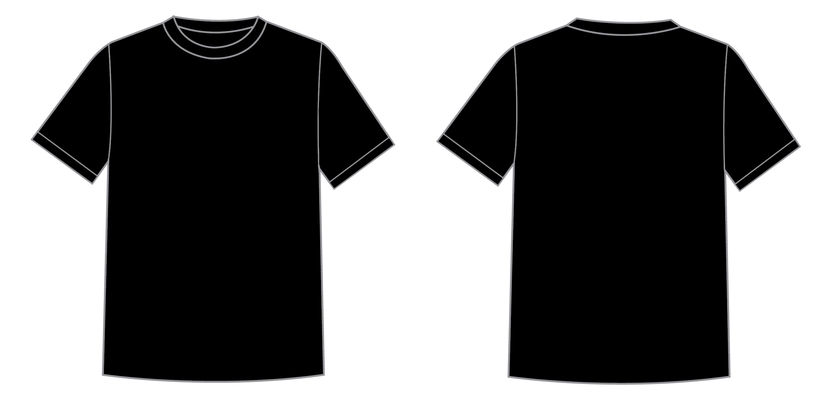 Download Free Printable T-shirt Template, Download Free Clip Art ...