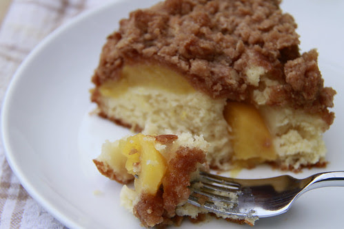 Peach Struesel Coffee Cake