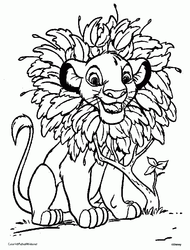 Printable Lion King Colouring Pages Clip Art Library