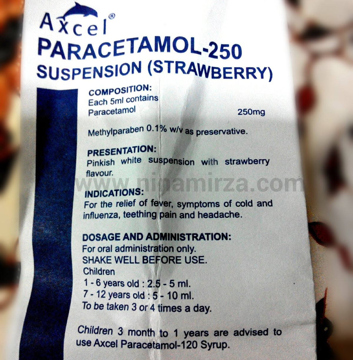 Ubat Demam Tahukah Anda Sukatan Dos Yang Betul 250mg 120mg