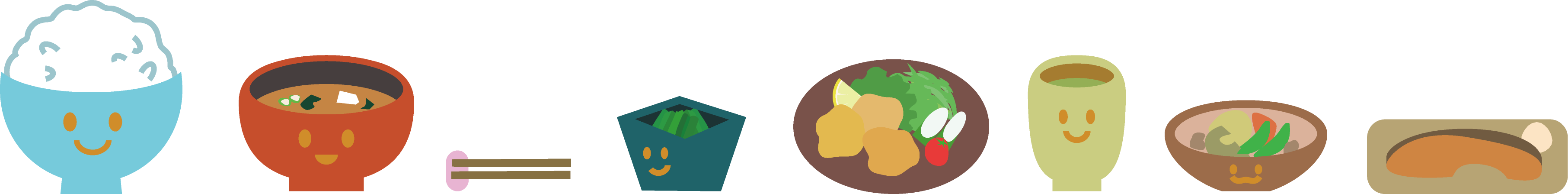 食事イラスト 食べる いただきます素材に 可愛い無料イラスト素材集