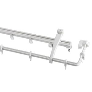 Cheap Price Swish Twinglyde Valance & Curtain Track Set, White, 275 Cm Reviews