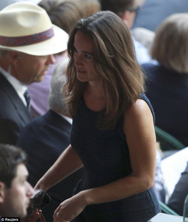 Pippa Middleton causes a stir on Wimbledon's Centre Court yet again   5