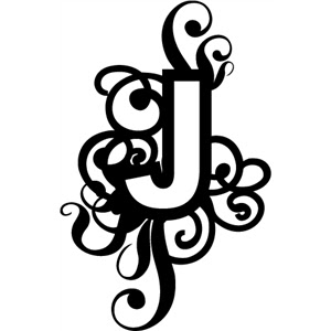 Download Silhouette Design Store - View Design #3081: Monogram J