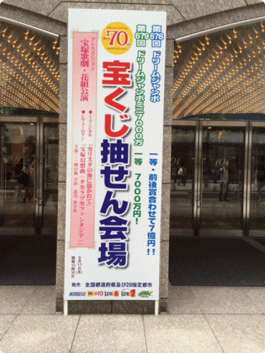 ドリームジャンボ宝くじ15 第678回 東京宝塚劇場