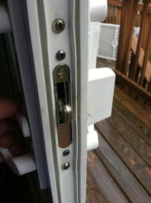 A lot of homes have a security screen door. Sliding Glass Door Locks can be replaced, heres how
