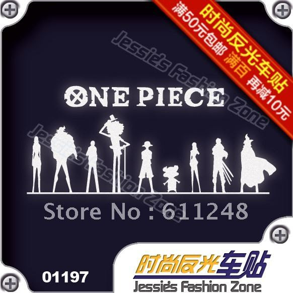 Free-Shipping-Car-reflective-car-stick-ONE-PIECE-full-set-of-leading ...