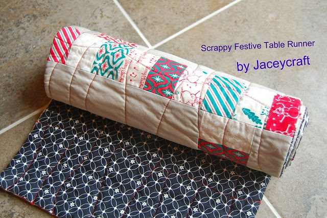 Scrappy Festive Table Runner