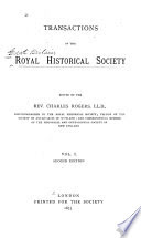 Transactions of the Royal Historical Society
