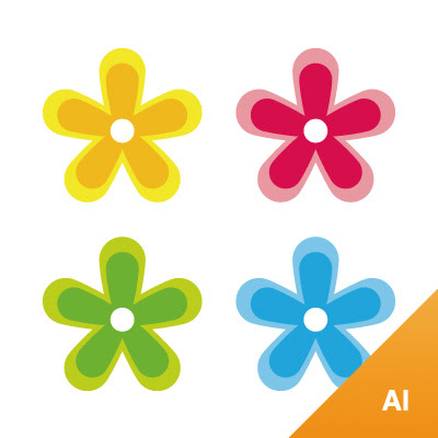 花 Illustrator Ai 素材 Shade素材 無料ダウンロード 58 Parts