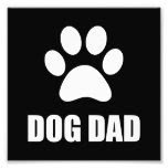 Dog Dad Paw Photo Print